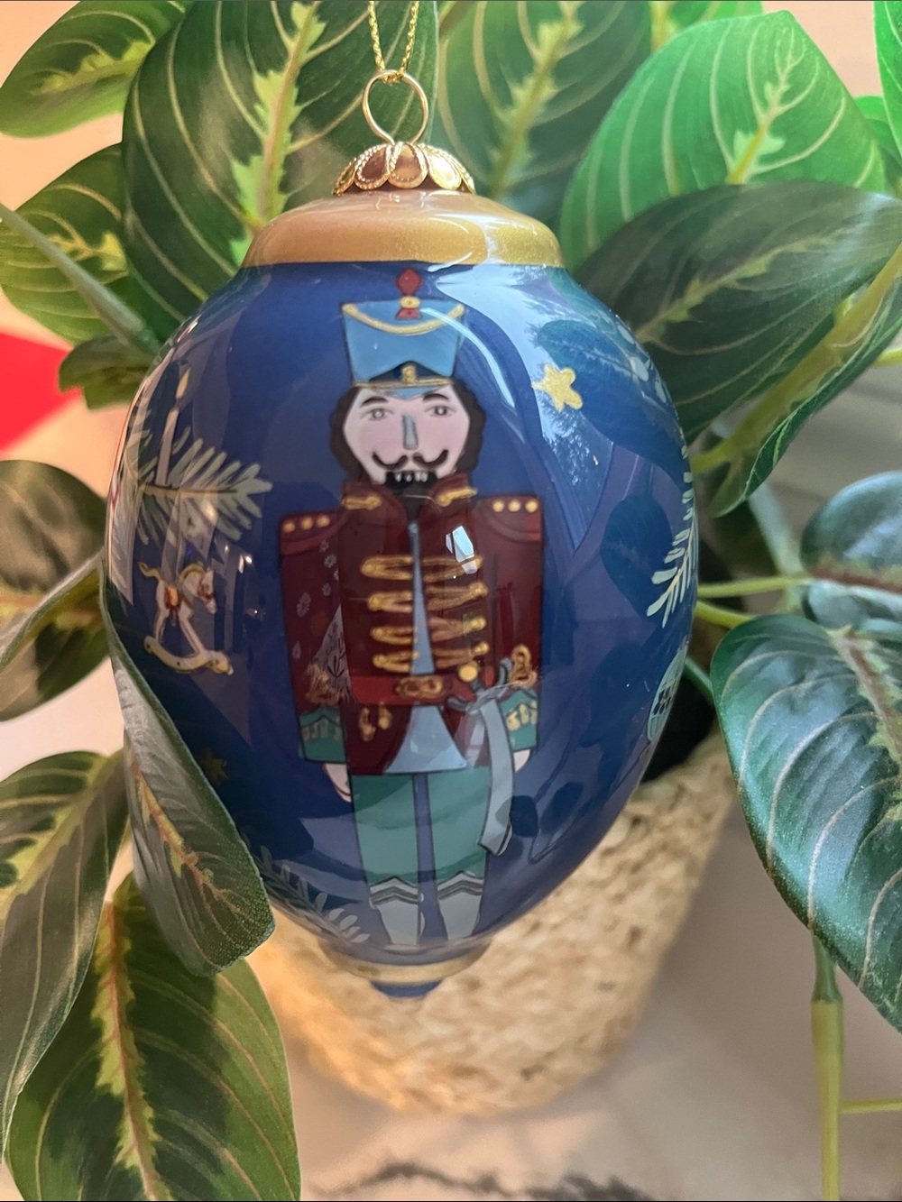 🎄Pier 1 Li Bien 2022 Nutcracker Glass Holiday Ornament
